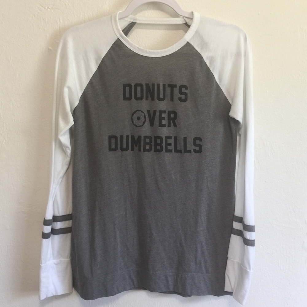 Backless Hollister Graphic long sleeve top